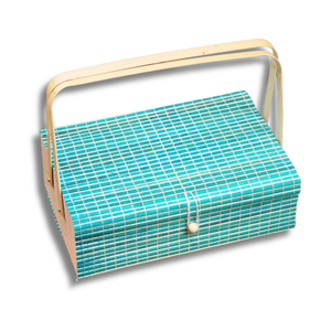 Venta caliente cesta de regalo de bambú hecha a mano cesta de frutas regalo decoración del hogar artesanías de Vietnam - Product Image 1