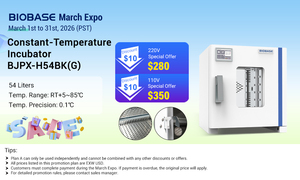 Máy ấp trứng phòng thí nghiệm BIOBASE 2026 March Expo có màn hình cảm ứng 5~85 ℃   Tủ ấm nhiệt độ không đổi 54L 88L 160L 200L 270L - Product Image 2