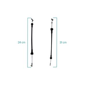 Câble d'ouverture de porte externe pour Smart Forfour 454-avant/arrière - Product Image 2