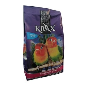 Cibo per uccelli Krax parrocchetto 500 Gr cibo per pappagalli vitaminici