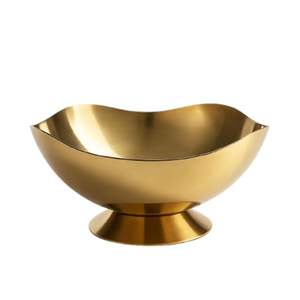 ชามเจาะเก็บความร้อนผนังสองชั้นทำจากสเตนเลสสีเงินพรีเมี่ยมความจุ5L สำหรับการเสิร์ฟไวน์ค็อกเทล | งานปาร์ตี้ - Product Image 3