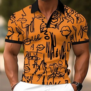 <b>Men's</b> Polo T Shirt <b>Man</b> <b>Short</b> Sleeve Top Collared Shirts Casual Outdoor Daily 3D Print <b>Men's</b> Clothing Summer 2025 - Product Image 3