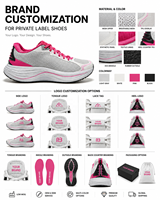 Chaussures de course respirantes pour hommes avec logo personnalisé d'usine OEM, faible MOQ, chaussures de sport décontractées pour hommes, vente en gros