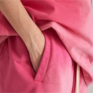 OEM Design Summer <b>Shorts</b> Blank Stone Washed Sun Faded <b>Shorts</b> Jogging Vintage Distressed Acid Washed <b>Shorts</b> - Product Image 2