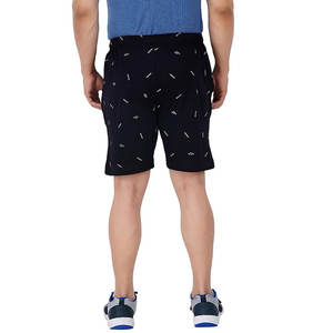 Short décontracté respirant idéal pour les journées d'été Short décontracté en coton pour homme avec ceinture réglable - Product Image 2