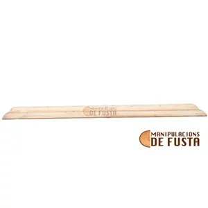 Kit precortado de lengüeta y ranura redonda sin tratar - Product Image 1