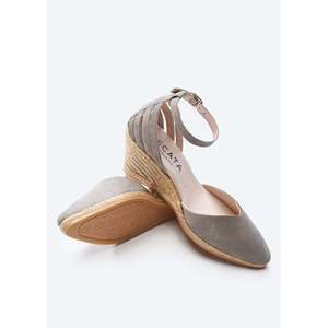 Lastret camoscio Espadrille zeppe comode sandali con elegante Design a zeppa - Product Image 2