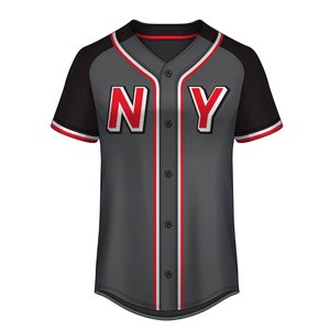 Uniformes de baseball à sublimation numérique Vente en gros de tissu maillé personnalisé Maillot de baseball professionnel pour adultes - Product Image 5