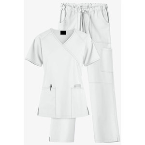 Uniformes médicos de hospital de verano transpirables personalizados para mujeres cómodos uniformes médicos para enfermeras médicos conjuntos de uniformes de hospital de calidad - Product Image 4
