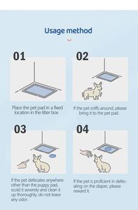 Tapis absorbants pour animaux de compagnie, prix usine, tapis d'apprentissage jetables pour chiots, tapis de remplacement pour l'urine des animaux, petites commandes acceptées - Product Image 3