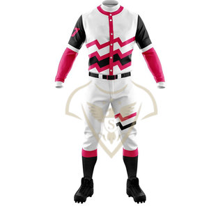 <b>Custom</b> Polyester Sublimated Baseball <b>Softball</b> Sportswear Jersey Breathable Baseball <b>Uniforms</b> Set Personalized Men's High Quality - Product Image 3