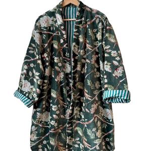 Chaqueta Unisex de manga larga para invierno, chaqueta con estampado personalizado, longitud hasta la pantorrilla, Bohemia - Product Image 1