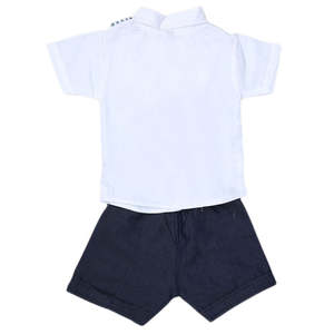 ชุดสูทเด็กชายแรกเกิด 2 ชิ้น - สีฟ้า - Product Image 5