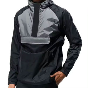 Chaqueta Impermeable de Invierno para Hombre, Resistente, 100% Nailon, Transpirable, Diseño Estable, con Capucha y Letras Decorativas en la Parte Delantera - Product Image 1