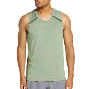 Meilleure vente de vêtements de fitness grande taille avec logo personnalisé pour hommes, débardeur, vêtements de fitness tricotés à séchage rapide avec motif imprimé - Product Image 2