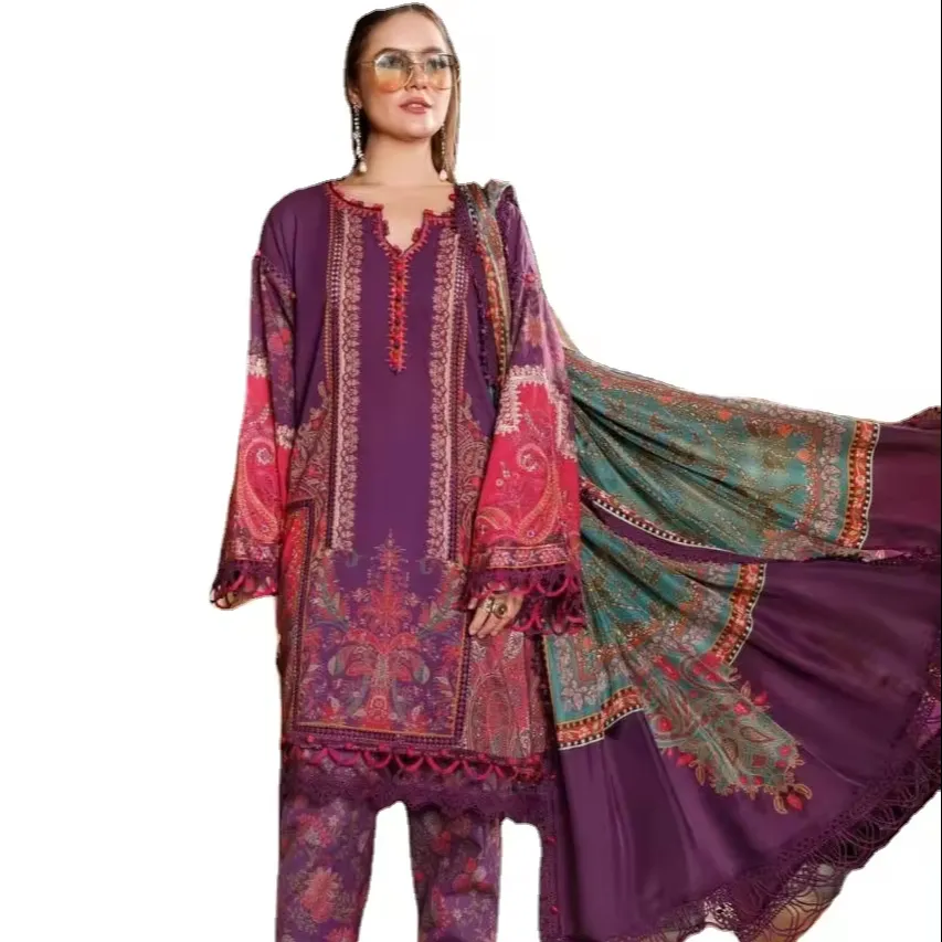 Attire Special Fashioned Designer Fork Style Stitched And Un-Stitched Pakistani And Indian Stylish Women Dress