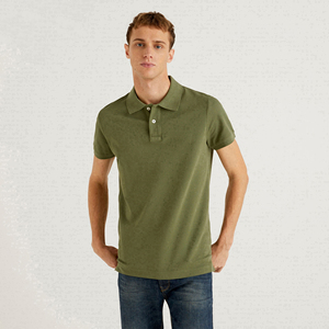 Polo de alta calidad para hombre, logotipo personalizado, transpirable, poliéster, algodón, patrón sólido, camiseta lisa, manga corta, Material de seda - Product Image 4