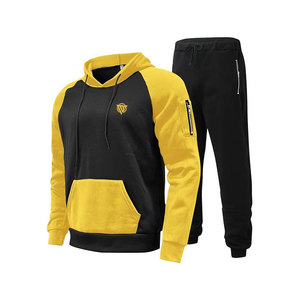 Conjuntos Deportivos de Invierno para Hombre, con Capucha, Ligeros, de Primera Calidad, 100% Algodón Ecológico, al por Mayor - Product Image 1