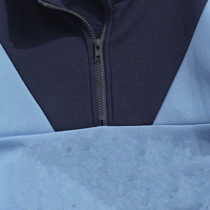 Personnalisé Votre Propre Logo Hommes Demi Zip Sweats Séchage Rapide Manches Longues Hommes Demi Zip Sweatshirts - Product Image 3