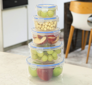 Nhựa <span class=keywords><strong>container</strong></span> thực phẩm đặt lò vi sóng và tủ đông an toàn nhà bếp nhựa thực phẩm lưu trữ <span class=keywords><strong>container</strong></span> bữa ăn chuẩn bị 5 cái <span class=keywords><strong>Stackable</strong></span> - Product Image 3