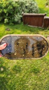 Bandeja Decorativa de Resina en Varios Colores, Organizador de Cosméticos, Decoración del Hogar, Bandeja Ovalada de Resina, Bandeja de Tocador de Alta Calidad - Product Image 3