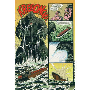 Carte postale Godzilla, source d'animation japonaise - Product Image 1