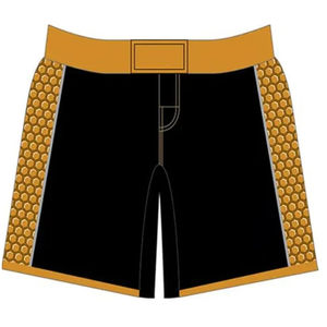 Short de combat MMA de Compression de boxe vierge extensible par sublimation OEM Short de combat MMA pour hommes avec logo personnalisé - Product Image 1