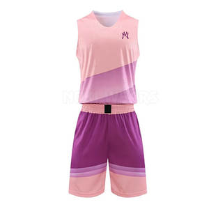 Uniforme de basket-ball à séchage rapide à bas prix uniforme de basket-ball de couleur contrastée uniforme de basket-ball de quantité minimale de commande - Product Image 1