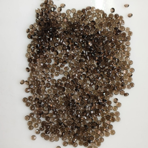 Quartz fumé naturel, coupe brillante ronde de 2 mm, pierre précieuse de qualité supérieure pour la fabrication de bijoux - Product Image 4