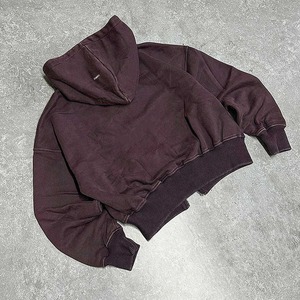 Service OEM, conception personnalisée, sweats à capuche pour hommes de haute qualité, 100% coton, en molleton, avec fermeture éclair, broderie délavée, patch, effet délavé à l'acide - Product Image 3