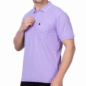 Camiseta de Manga Corta con Bolsillo Delantero Personalizado OEM 2026 para Hombre Casual, Tejido de Jersey de Fibra de Bambú, Cierre de Botones, Transpirable y de Secado Rápido - Product Image 2