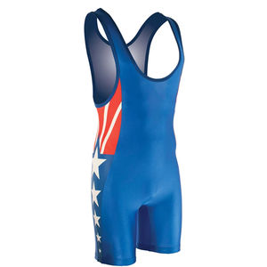 Uniformes de levantamiento de pesas profesionales de Spandex de alta calidad, camisetas de lucha libre para hombres, uniforme de lucha barato, logotipo personalizado - Product Image 2