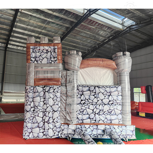 Commercial <b>Inflatable</b> Knight Bouncy Castle Bounce <b>House</b> Slide Heavy Duty PVC Outdoor Party Jumping Bed Bouncer - Product Image 3