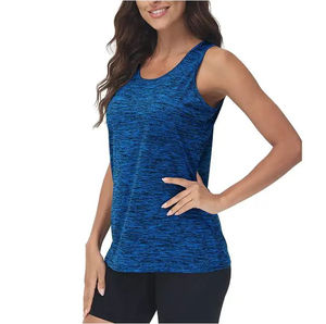 Nouvelle arrivée de débardeurs d'été de haute qualité pour femmes couleur unie gilet d'entraînement de gymnastique longueur courte prix bon marché en vente - Product Image 3