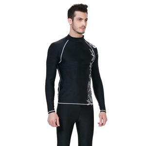 Vente en gros de produits de qualité supérieure pour hommes, protection contre les éruptions cutanées, taille et couleur personnalisées, Spandex confortable et sublimé, ODM disponible - Product Image 3