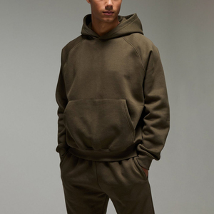 Ensemble survêtement homme personnalisé 2 pièces en molleton de coton décontracté pour jogging - Product Image 6