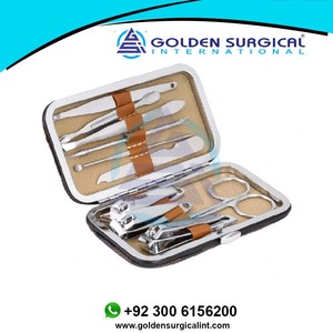 Stainless Steel Nail Art Tool Sets Universal Home Office Manicure Set Nail Clippers Cleaner Grooming Kit Nail Care 10PCS/Set - Product Image 3