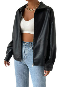 High Quality Women's Genuine Leather <b>Jacket</b> With Structured Smooth Lining Comfortable Fit Designed Genuine Leather <b>jacket</b> 2026 - Product Image 5