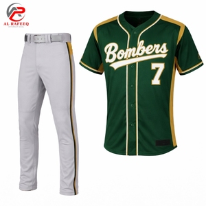 Uniforme de baseball respirant de haute qualité sur mesure, manches courtes, maillot de football, uniforme de baseball en vrac - Product Image 4