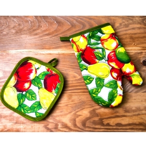 Diseño atractivo Suave y duradero 135-300 Gsm Manoplas para horno Soportes para ollas de algodón reciclado para uso en cocina Exportador en India - Product Image 5