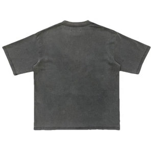 T-shirt Homme Y2K Streetwear Personnalisé Sérigraphié Coupe Droite Uni Coton Lourd 300 GSM Anti-Plis Respirant Séchage Rapide - Product Image 2