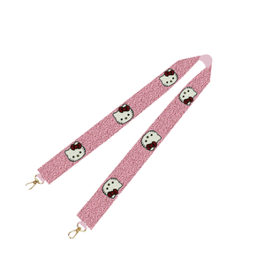 Retour à l'école Sac à bandoulière design Bandoulière personnalisée en tissu perlé à sequins pour femmes ornée à la main - Product Image 3