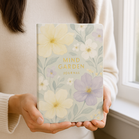 Journal de jardin intérieur LABON, pleine conscience, gratitude, réflexion, soins personnels, guérison émotionnelle et croissance personnelle, carnet d'écriture