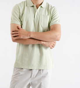 เสื้อโปโลสำหรับผู้ชายเสื้อออกกำลังกายแบบเปิดปกขนาดพลัสไซส์พิมพ์ลาย240 GSM สินค้ามาใหม่2025 - Product Image 2