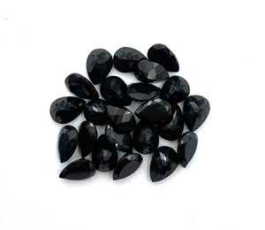 Collar de turmalina negra Natural de alta calidad, certificado IGI, 10*14mm, piedras facetadas de pera de corte brillante, piedras preciosas sueltas transparentes - Product Image 2