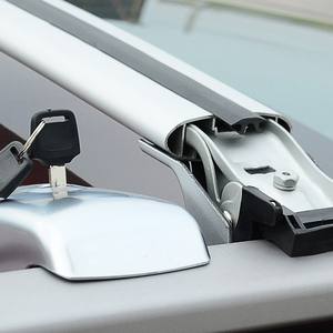 Barra transversal <span class=keywords><strong>universal</strong></span> de aleación de aluminio para techo, accesorios para <span class=keywords><strong>coche</strong></span> con equipaje, Material de hierro ABS - Product Image 4