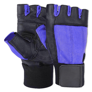 Gants d'haltérophilie unisexes en cuir pour la gymnastique, la musculation et le fitness - Product Image 4