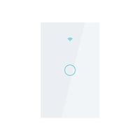 Prise murale intelligente Wi-Fi 1/2/3/4 Gang Touch Light Switch Zigbee Network App Control Wireless Home Use
