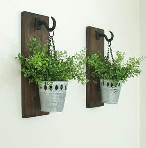 Maceta colgante de pared de alta calidad, soporte elegante, perfecto para balcón interior y exhibición de plantas al aire libre - Product Image 3