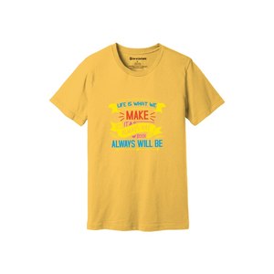 เสื้อยืดผ้าฝ้าย100% พิมพ์ลายด้วยความมีน้ำใจขนาด160 180ถึงหนักมี12สีที่สามารถปรับแต่งดีไซน์และการจัดวางของคุณเองได้ - Product Image 3